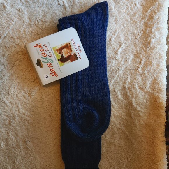 ALPACA Unisex Soft Socks Antimicrobial Temp Adjusting Partially Handmade NWT - Picture 6 of 7